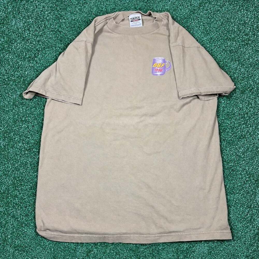 Tultex Graphic T-Shirt Tan BBF 1996